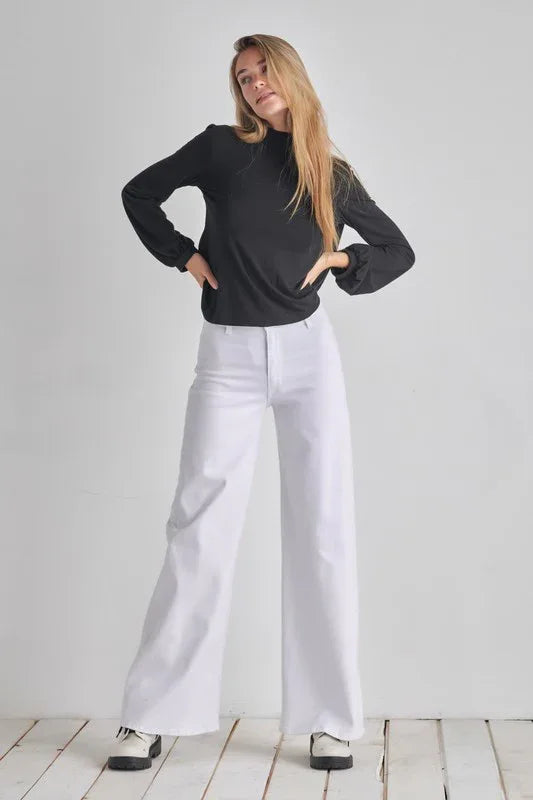 Western Wide leg jeans, baggy denim pants - Western Grace Collective