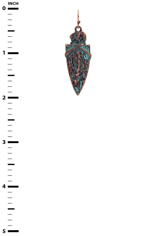 Vintage Arrowhead Western Earrings - Western Grace Collective