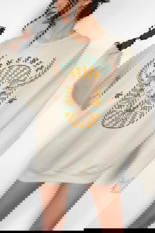 DREAMER WESTERN WILD WEST OVERSIZED SWEATSHIRT - Western Grace Collective