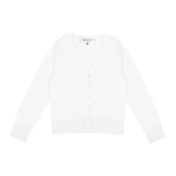 Girls Long Sleeve V neck Sweater Cardigan - Western Grace Collective