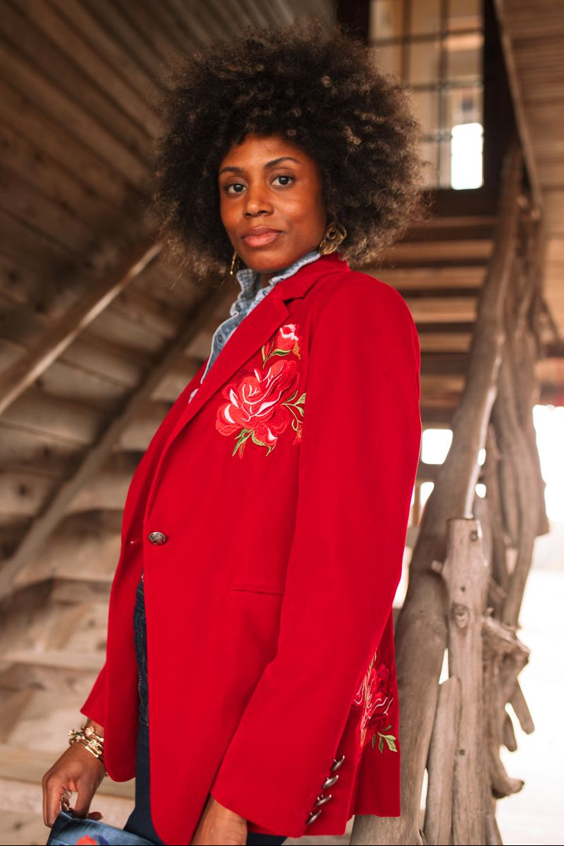 Red Velvet Jacket