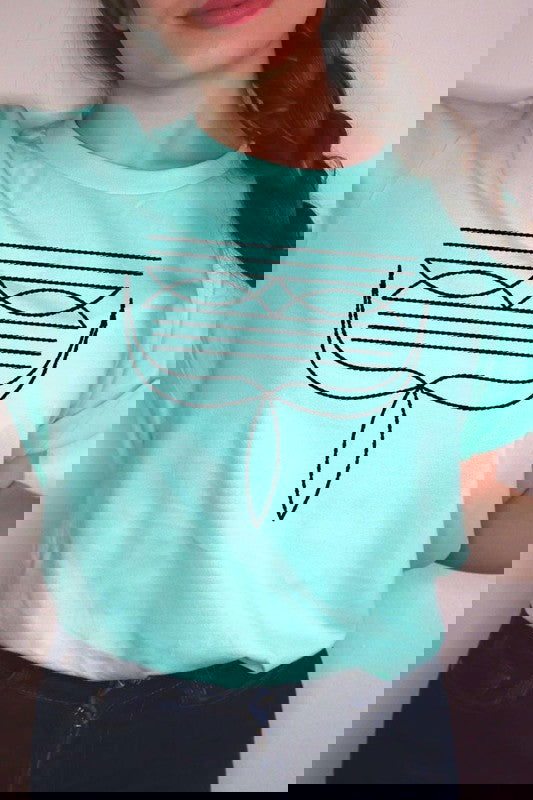 Western Boot Stitch Graphic T Shirts - Western Grace Collective