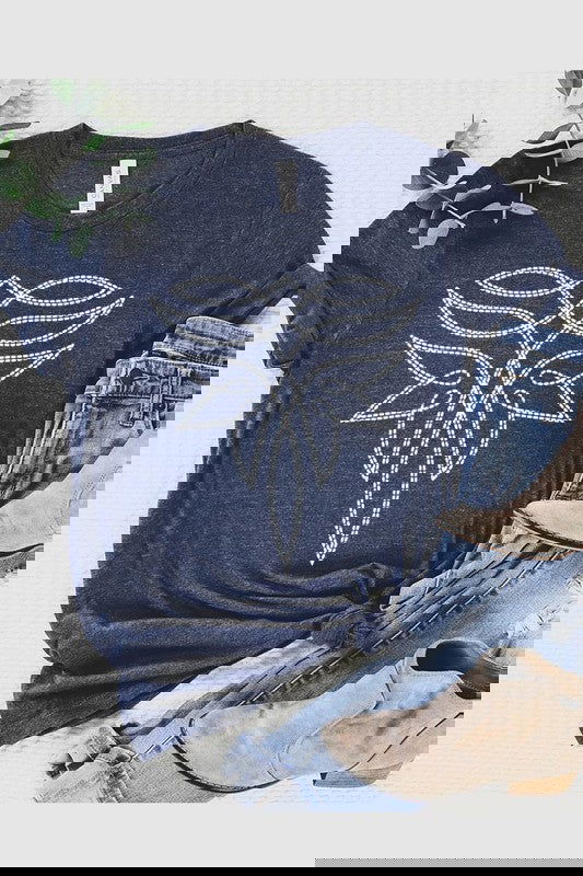 Western Boot Stitch Graphic T Shirts - Western Grace Collective