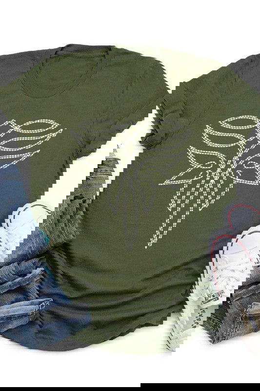 Western Boot Stitch Graphic T Shirts - Western Grace Collective