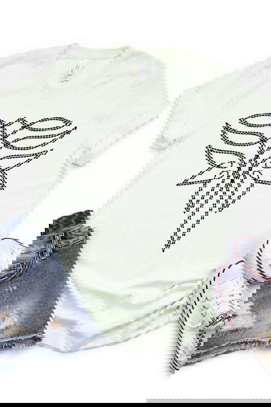 Western Boot Stitch Graphic T Shirts - Western Grace Collective
