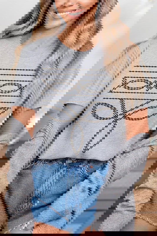 Western Boot Stitch Graphic T Shirts - Western Grace Collective