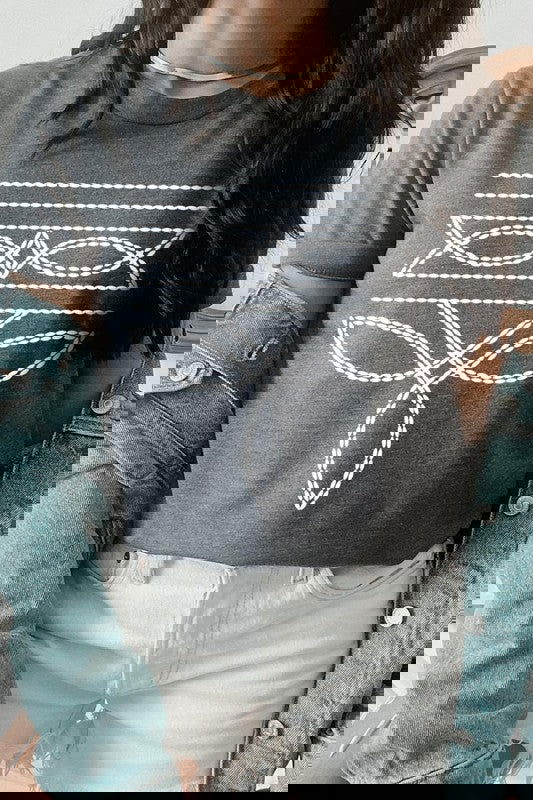 Western Boot Stitch Graphic T Shirts - Western Grace Collective