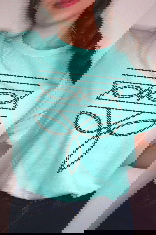 Western Boot Stitch Graphic T Shirts - Western Grace Collective
