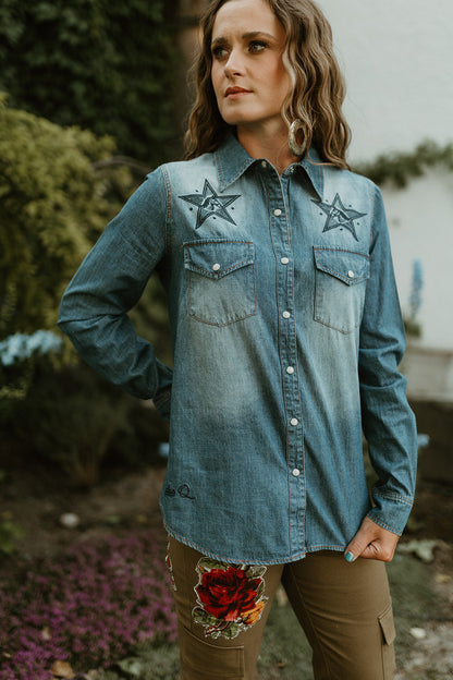American Mustang Button Up