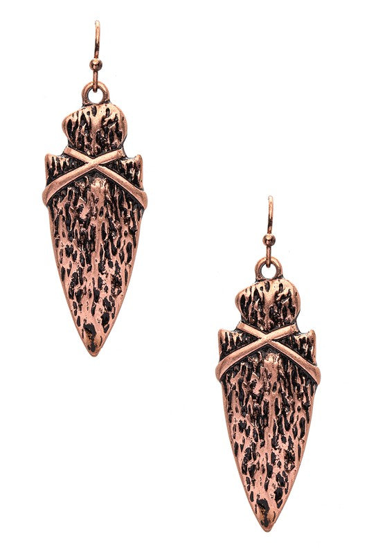 Vintage Arrowhead Western Earrings