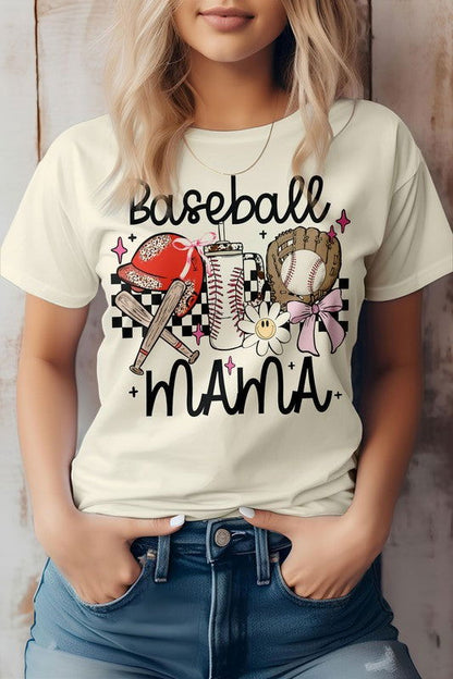 Baseball Mama Graphic Tee - Western Grace Collective