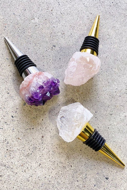 Beauty of Nature Stone Wine Stopper - Western Grace Collective