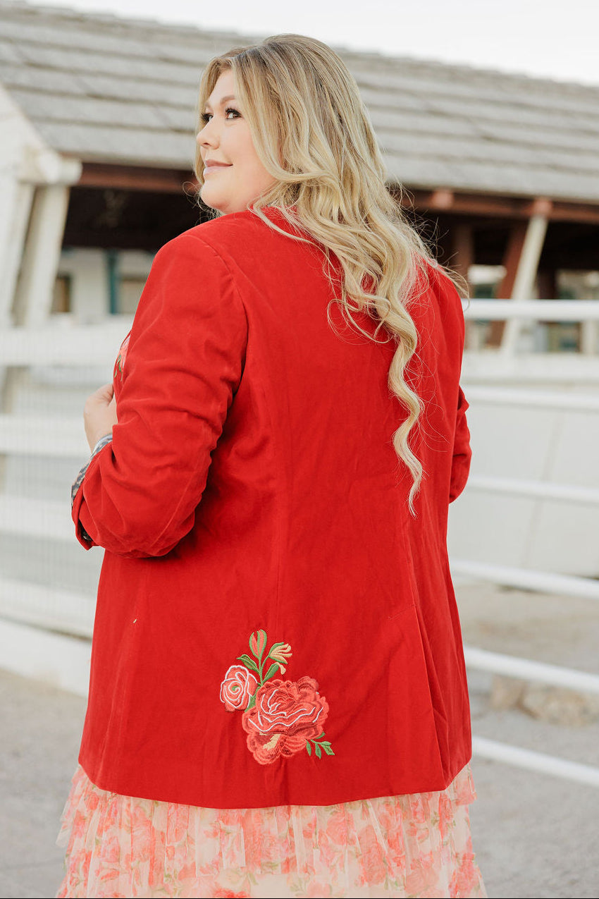 Red Velvet Jacket