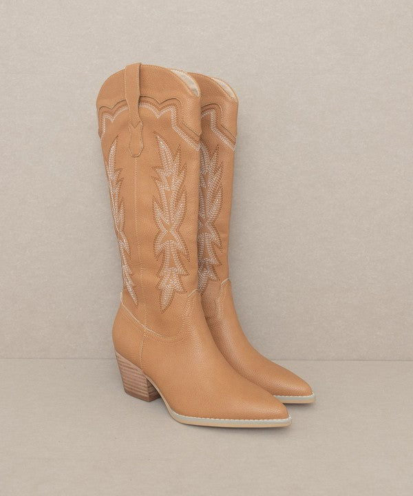 Oasis Society Ainsley - Embroidered Cowboy Boot - Western Grace Collective