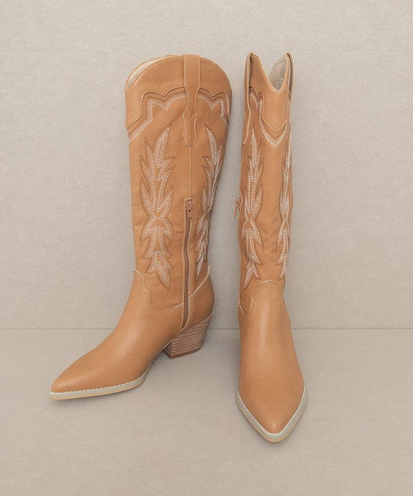 Oasis Society Ainsley - Embroidered Cowboy Boot - Western Grace Collective
