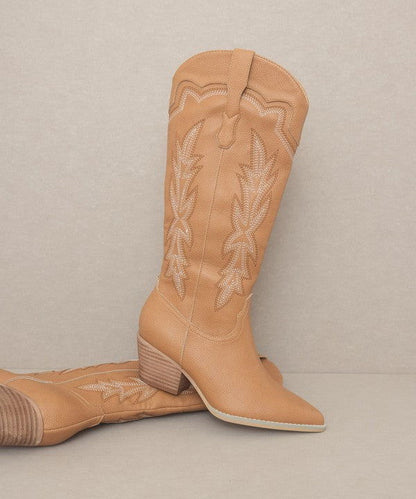 Oasis Society Ainsley - Embroidered Cowboy Boot - Western Grace Collective