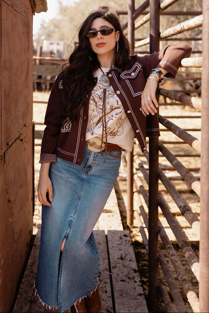 Garden Gate Cowgirl Skirt