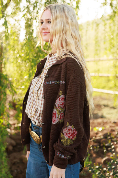 Nana's Rose Garden Sweater