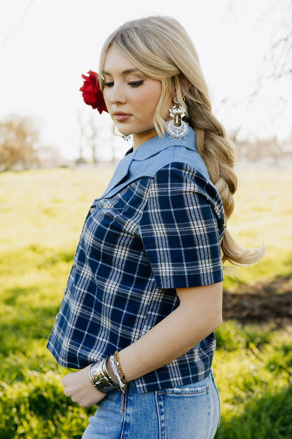 Blue Bonnet Rodeo Blouse