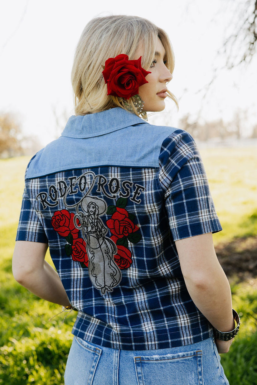 Blue Bonnet Rodeo Blouse