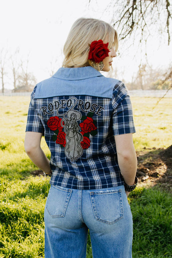 Blue Bonnet Rodeo Blouse
