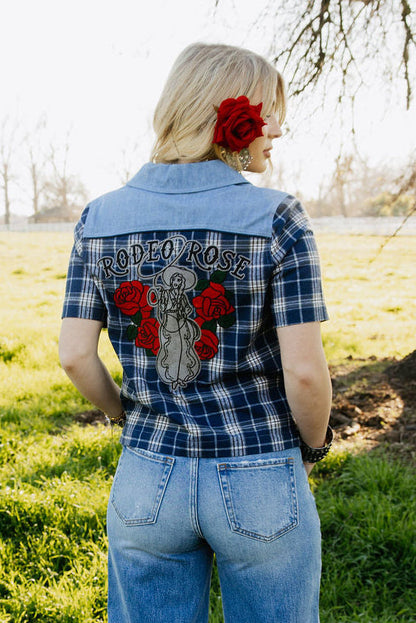 Blue Bonnet Rodeo Blouse