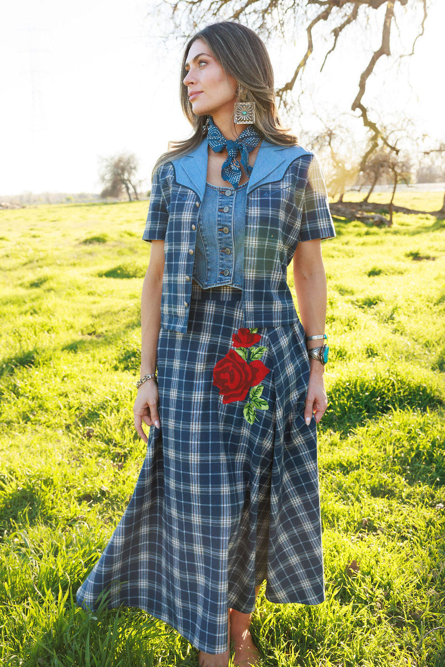 Blue Bonnet Rodeo Blouse