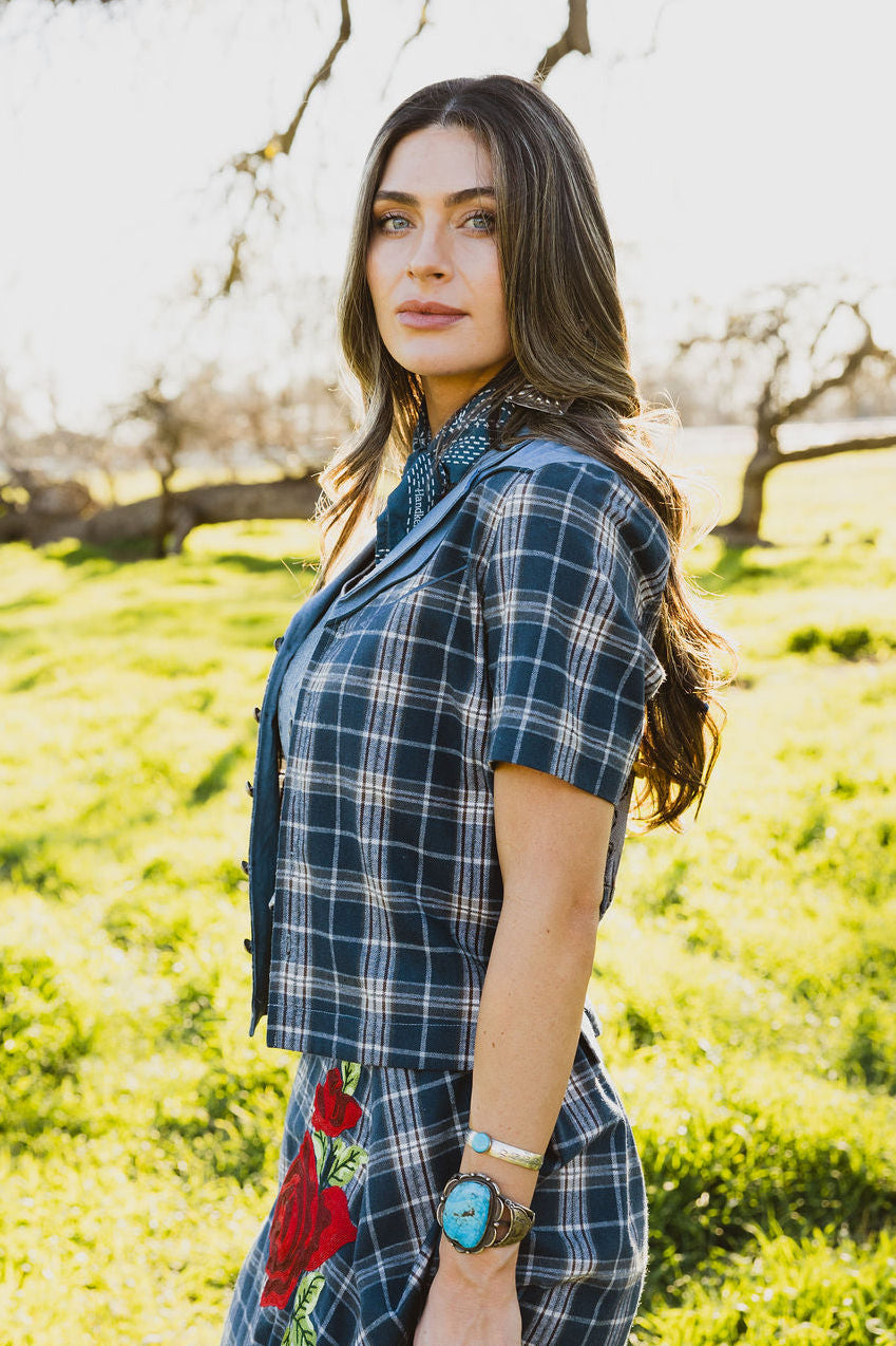 Blue Bonnet Rodeo Blouse
