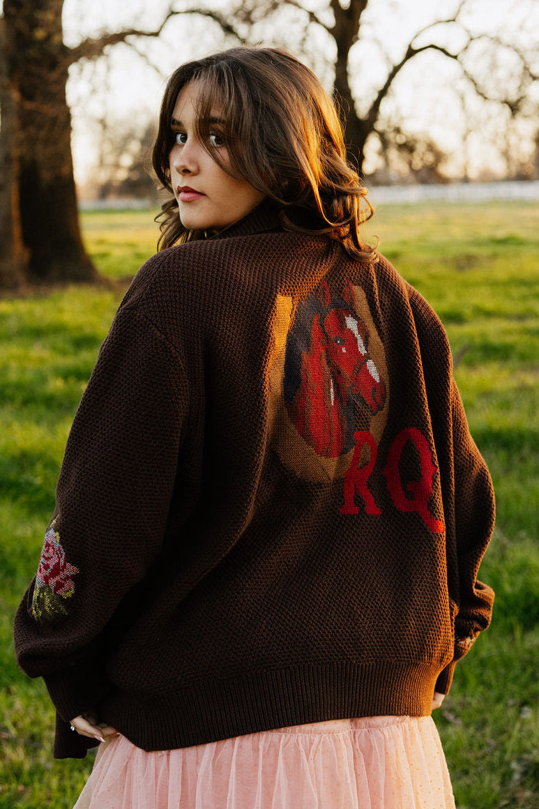 Nana's Rose Garden Sweater