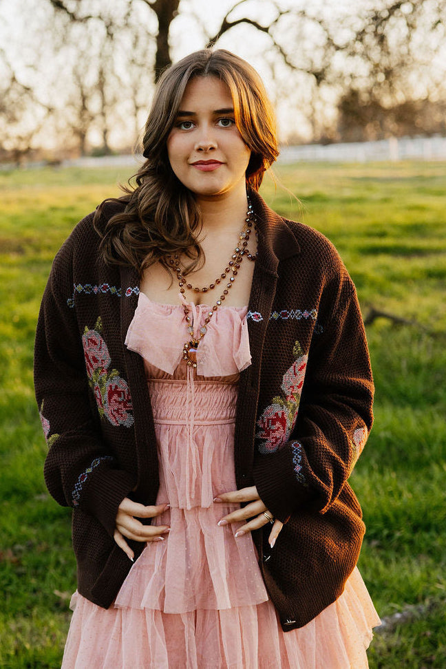 Nana's Rose Garden Sweater