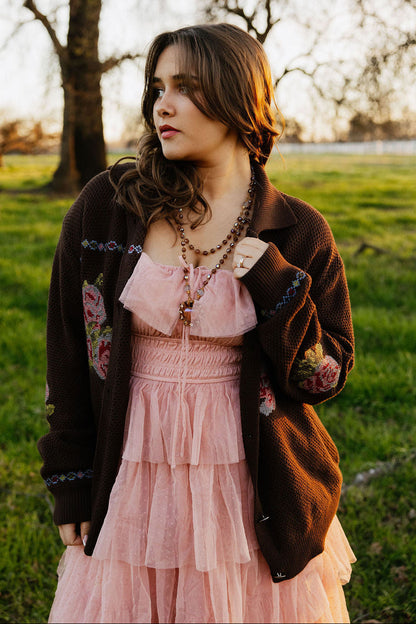 Nana's Rose Garden Sweater