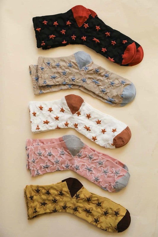 Star Design Socks - Western Grace Collective