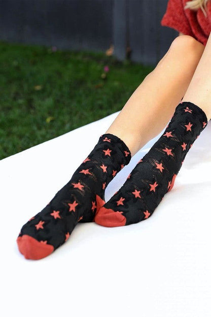 Star Design Socks - Western Grace Collective