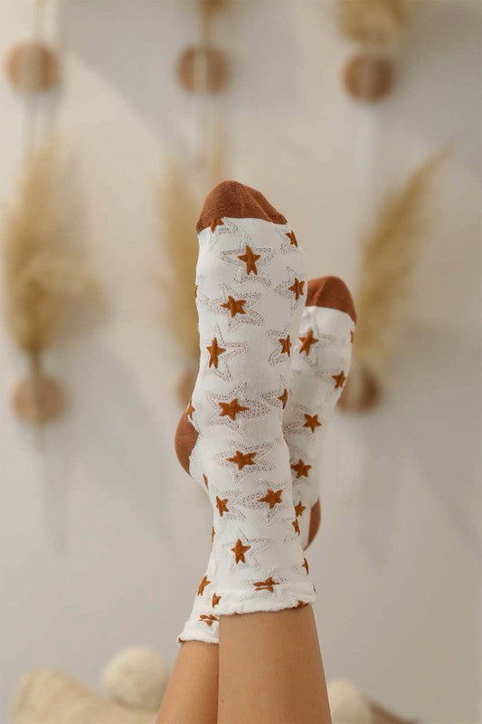 Star Design Socks - Western Grace Collective