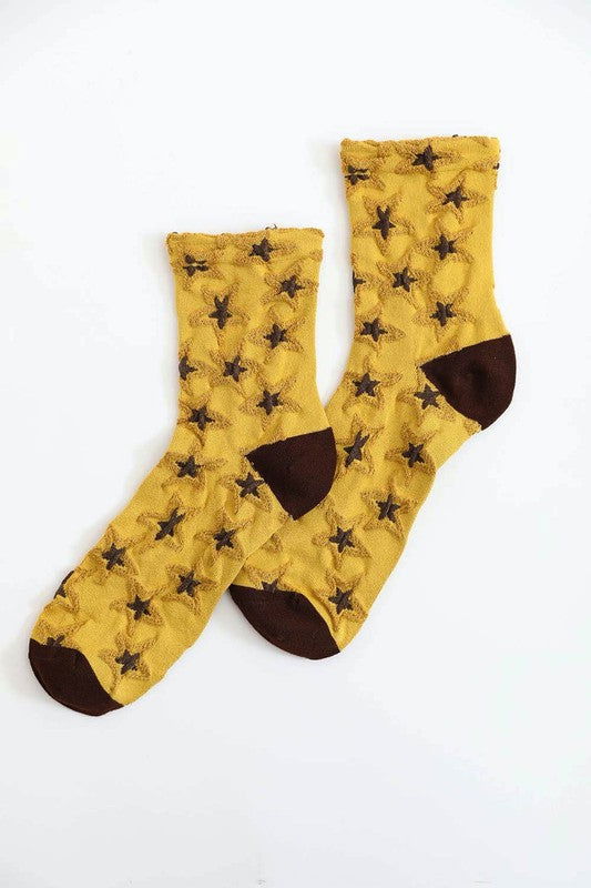 Star Design Socks - Western Grace Collective