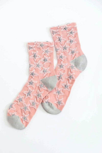 Star Design Socks - Western Grace Collective