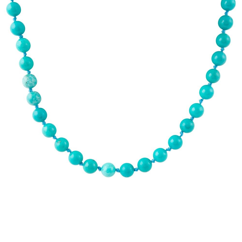 Love Knots Blue Turquoise Necklace
